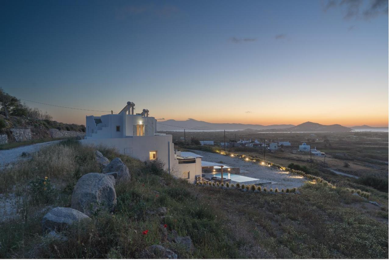 Vouno Luxury Villas Glinado Naxos 外观 照片